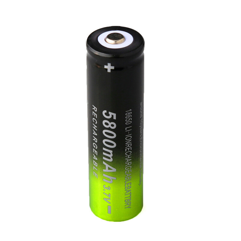 SKYWOLFEYE 2 Pcs 5800mAh 18650 Battery Flashlight Power Camping Hunting Portable Battery