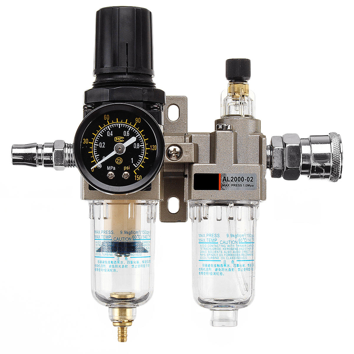 Pneumatischer Luftdruckfilter Kompressor Öl Wasserabscheider für 