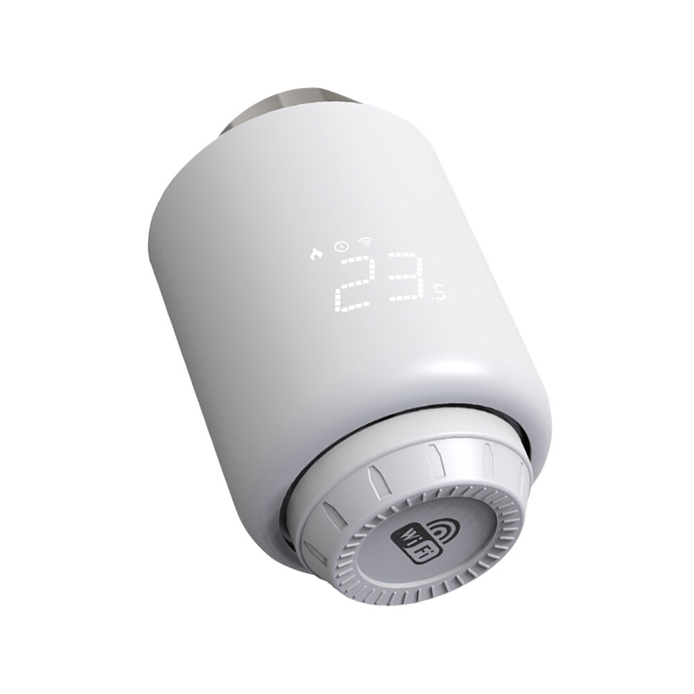 Tuya ZigBe/WiFi Thermostatische radiatorkraan Draadloze afstandsbediening Radiatoraandrijving Spraak