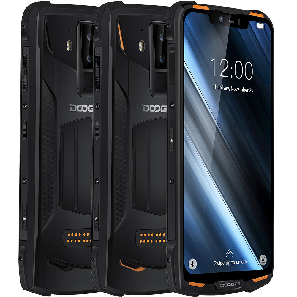 DOOGEE S90C Global Bands IP68 Waterproof 6.18 inch FHD+ NFC 5050mAh 16MP+8MP AI Dual Rear Cameras 4GB 64GB Helio P70 4G Smartphone Mobile Phones from Phones & Telecommunications on banggood.com