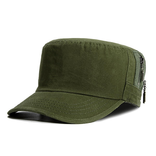 Image of Mens Casual Cotton Baseball Caps Outdoor Army Durable Flat Top Hte verstellbar
