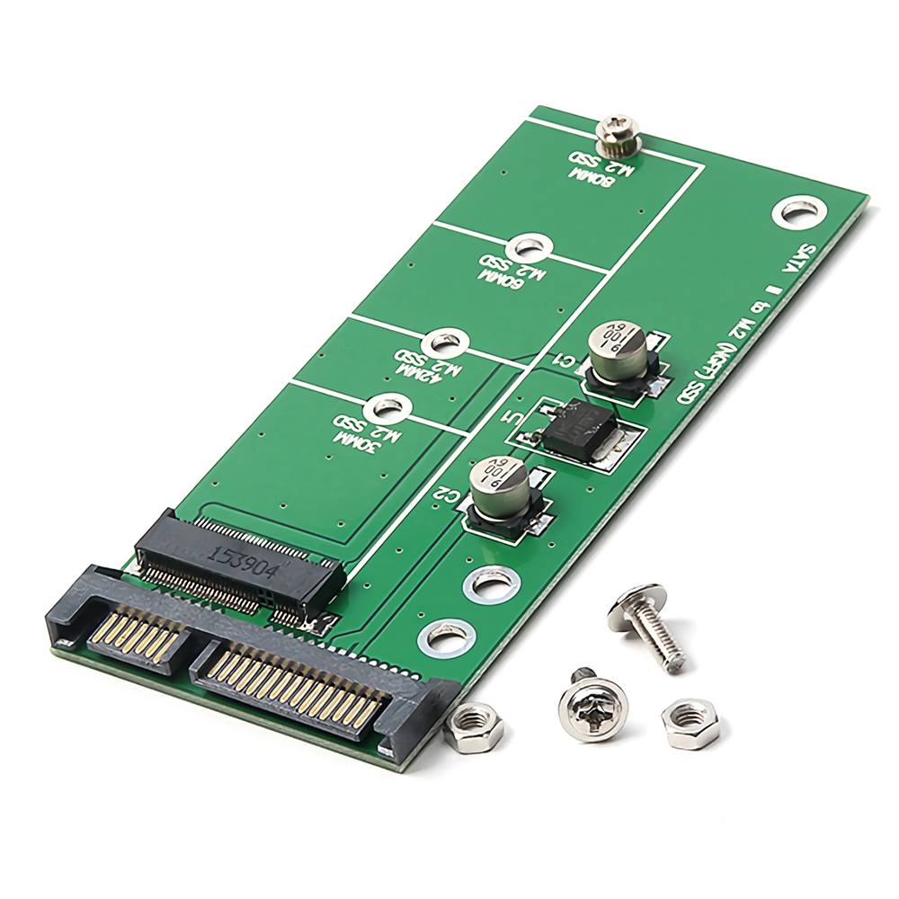 

M.2 NGFF SSD to SATA Converter Card SATA3 Hard Drive Adapter Card Expansion Card