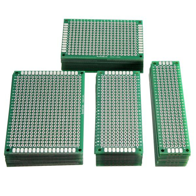 Geekcreit® 40 pezzi FR-4 2,54 mm doppio lato prototipo PCB circuito stampato