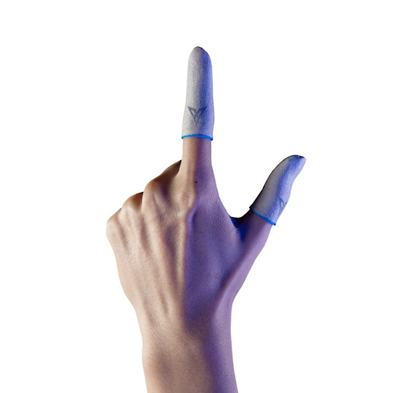 Flydigi wasp feelers 5 fiberglass finger sleeve flexible glass fiber finger gloves for mobile games for ios android pubg cod gaming