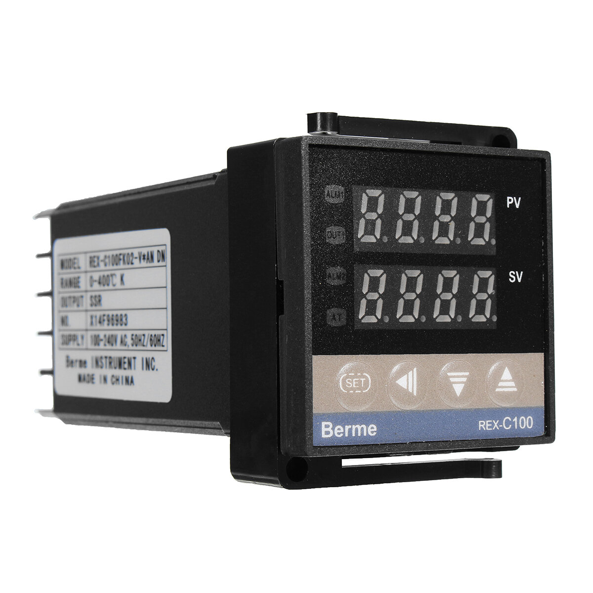 0℃~50℃ Alarm REX-C100 Digital Intelligent Thermostat LED PID Temperature Controller AC110V-240V