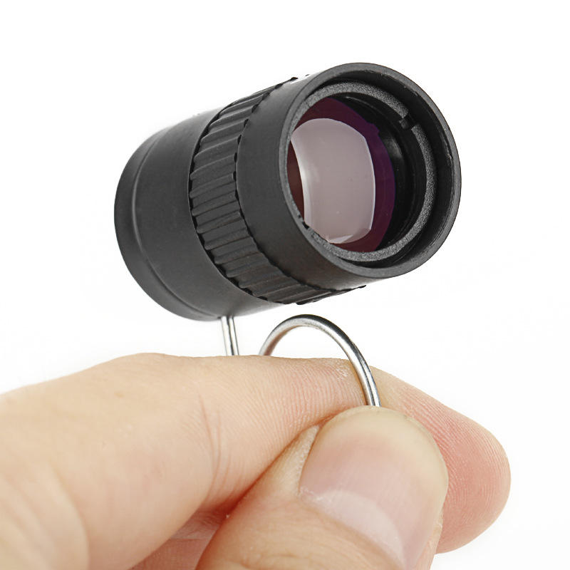 IPRee ™ 2.5x17.5mm Mini Compact Telescope Pocket Monoculaire HD Optische Lens Met Knuckle Finger Ring