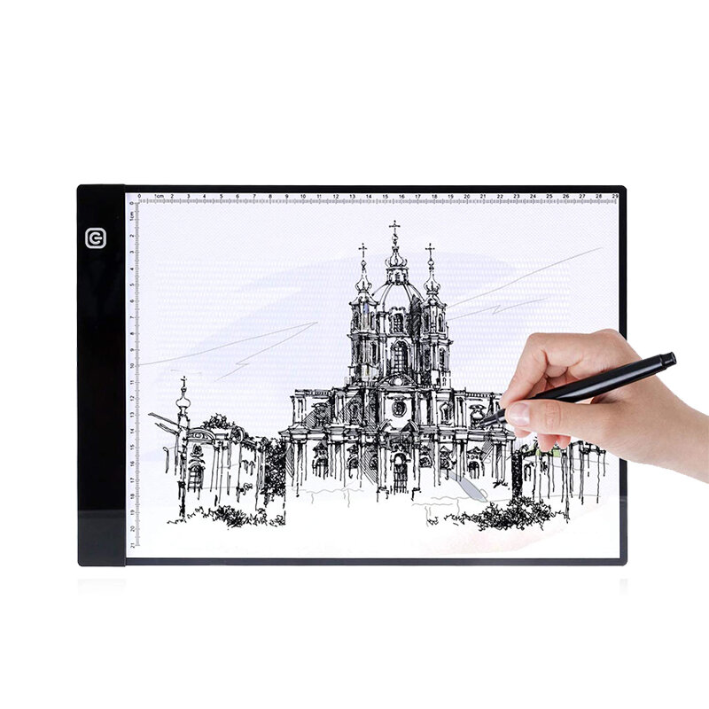 

A4/A5 LED Light Pad Drawing Tablet Digital Graphics Pad Three-level Dimming USB LED Light Box Table Tracing Drawing Boar