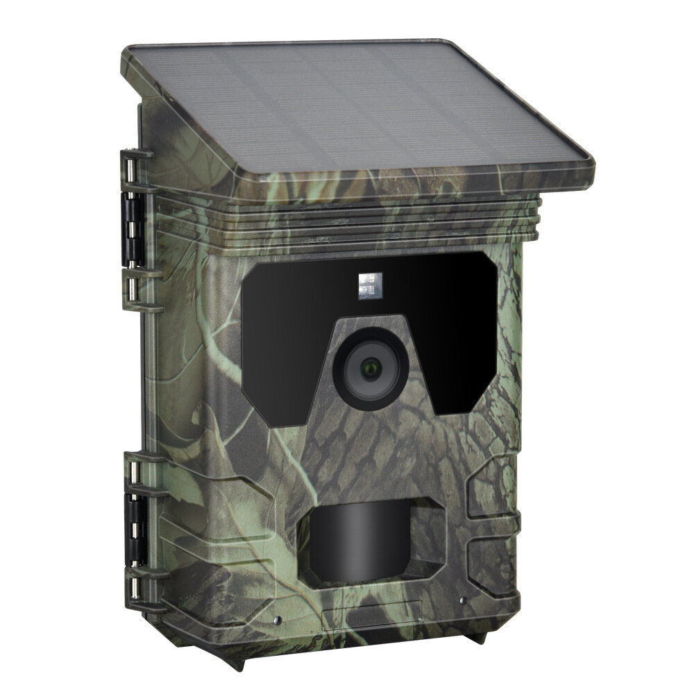 HC600A 24MP 1080P Solar Panel Hunting Camera Outdoors IP65 Waterproof Infrared Night Vision Monitoring Wildlife Trap Tra
