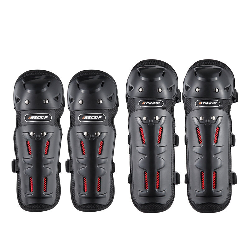 4Pcs Universal Motocross Motorcycle Cycling Elbow Knee Pads Guard Safety Prote