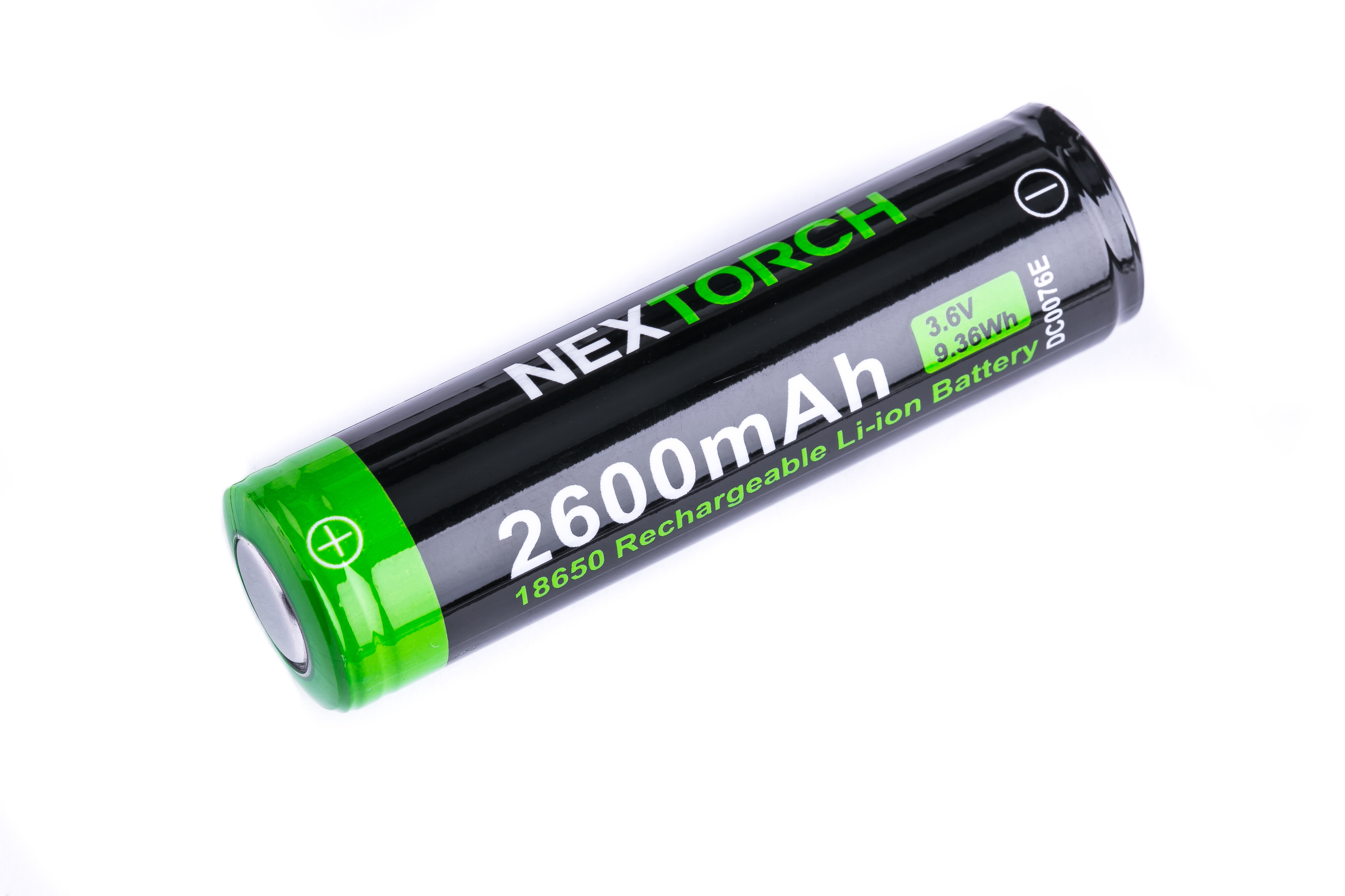 NEXTORCH 3.6v 2600mAh 18650 oplaadbare Li-ion batterij