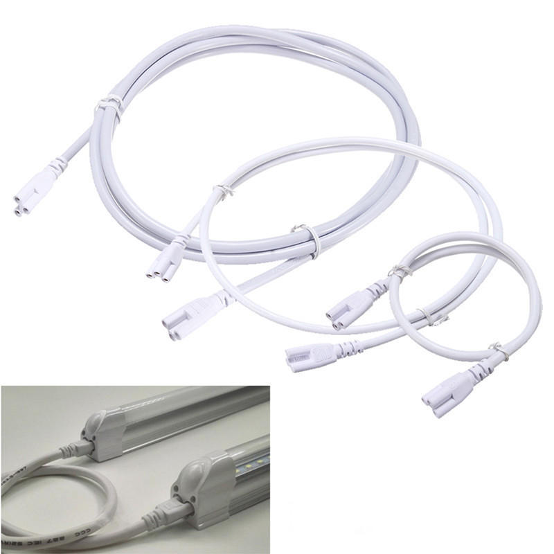 0512M T5 T8 Connector Cable Cord Wire For Integrated LED Fluorescent Tube Light Bulb