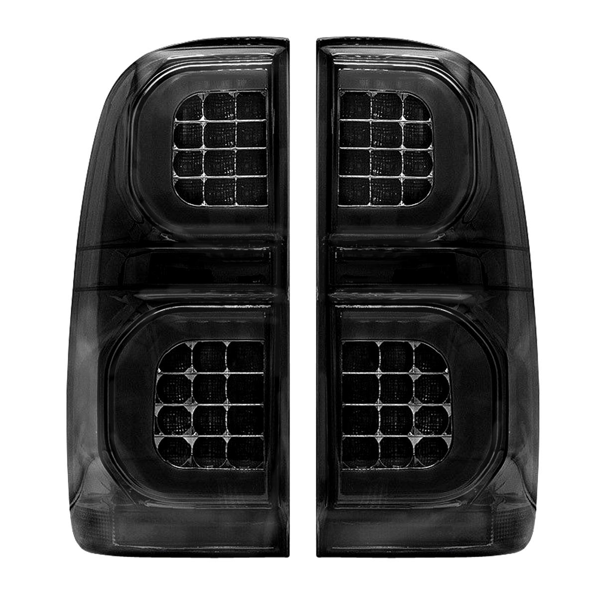 Links en rechts gerookte led auto staart remlicht voor TOYOTA HILUX VIGO MK7 SR5 2004-2015