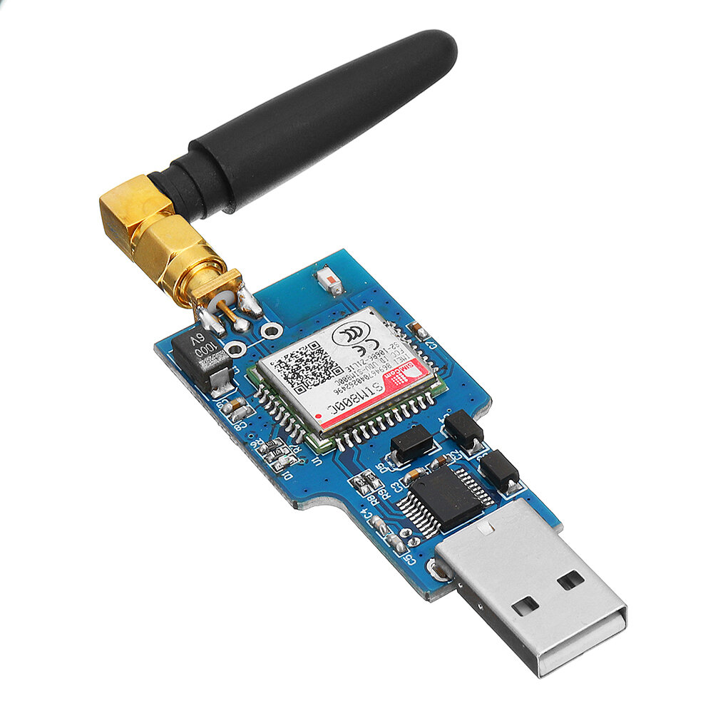 ILS LC-GSM-SIM800C-2 USB auf GSM Serieller Port GPRS SIM800C Modul mit Bluetooth Computersteuerung 