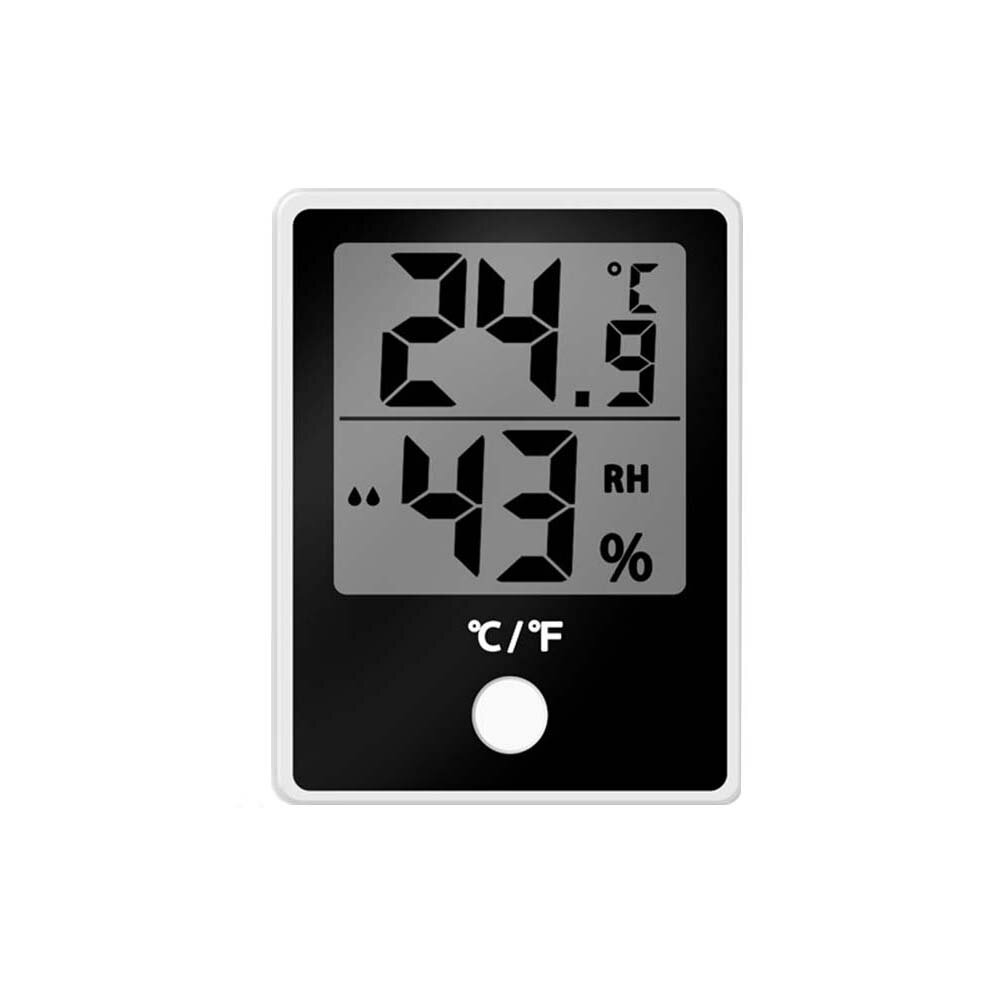 

цифровой электронный измеритель температуры и влажности Термометр гигрометр сигнализация Часы LCD Дисплей 12/24 часа