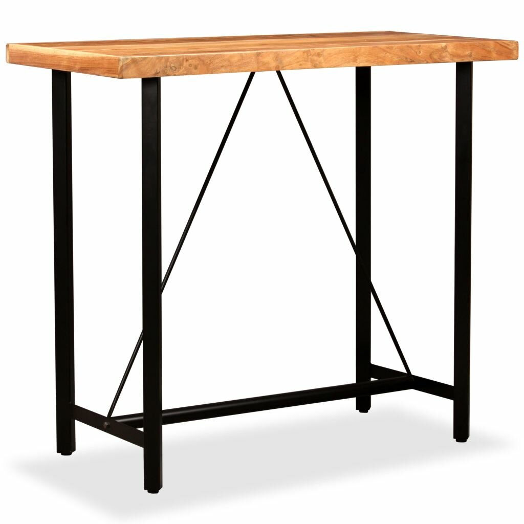 Bar Table Solid Acacia Wood 47.2