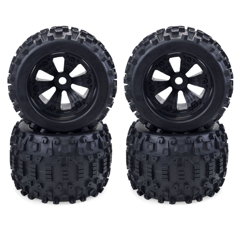 ZD Racing 4pcs 1/8 Truck RC Car Wheel Tires With Hub Parts 170*100mm