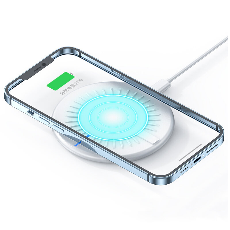Bakeey 15W Draadloze Oplader Snel Draadloos Opladen Pad Voor Qi-enabled Smart Phones Voor iPhone 13 