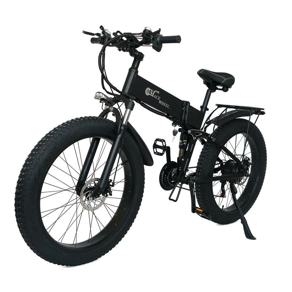 [EU DIRECT] CMACEWHEEL X26 10Ah Dual Battery 48V 750W Folding Moped Electric Bicycle 26inch 40-60km Mileage Range Max Lo