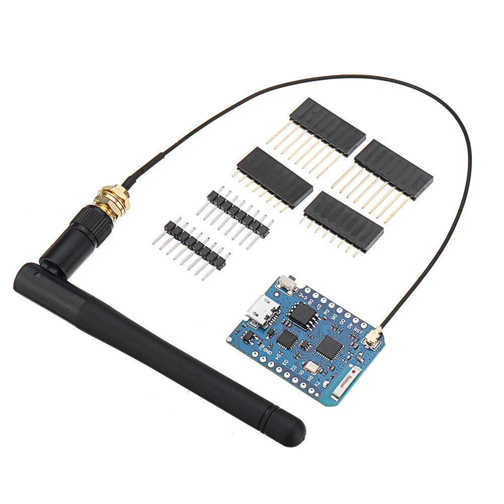 

2pcs D1 Pro-16 Module + ESP8266 Series WiFi Wireless Antenna Geekcreit for Arduino - products that work with official fo