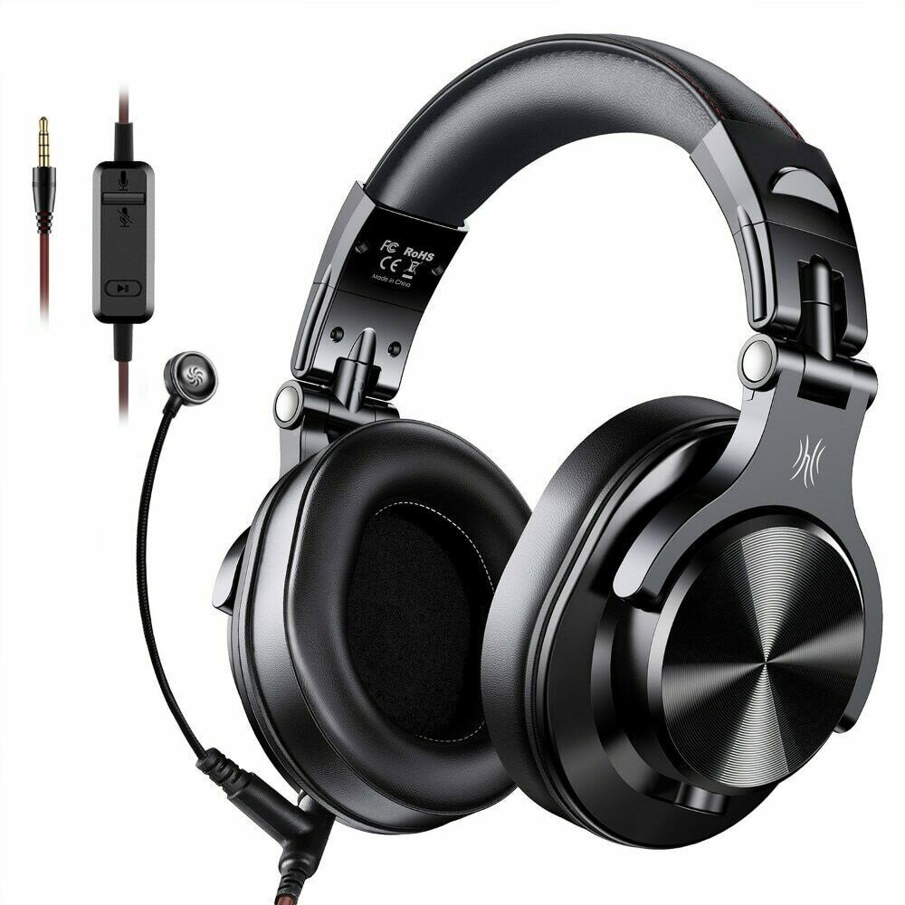 OneOdio A71 gaming-headset over-ear stereohoofdtelefoon 3,5 mm bedraad met insteekbare microfoon mul
