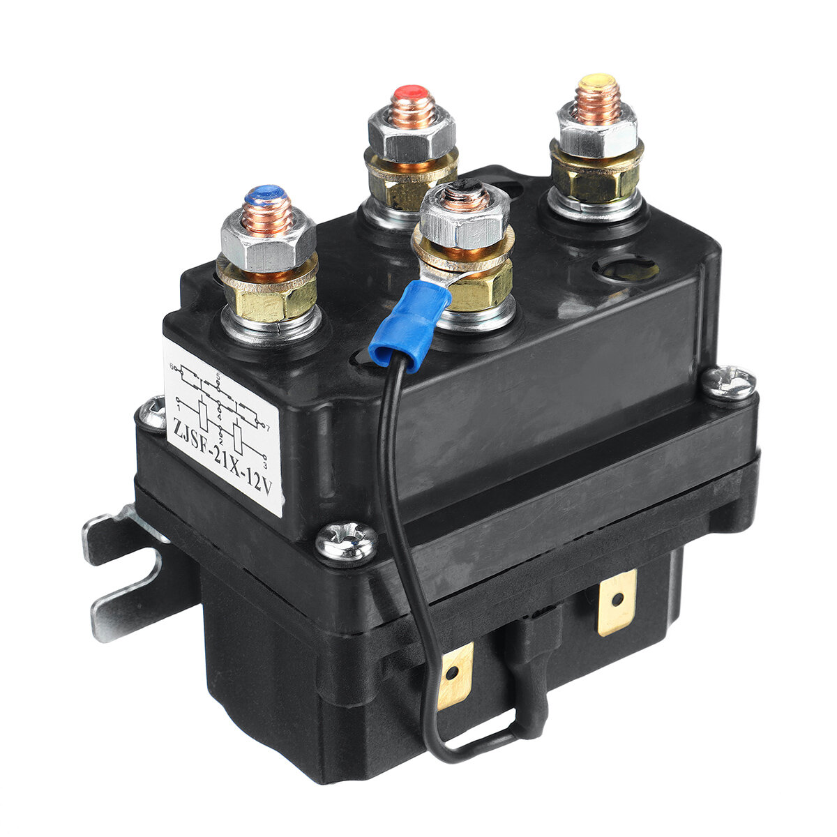 

12V 250A Winch Solenoid/Relay/Control Contactor Thumb Switch For ATV UTV SUVS 2000-5000lbs