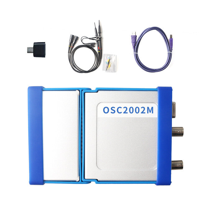 

LOTO OSC2002M 2 Channels USB/PC Oscilloscope 1GS/s Sampling Rate 50MHz Bandwidth for Automobile Hobbyist Student Enginee
