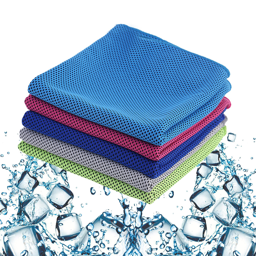 IPRee® 3Pcs Sport Super Cooling Towel 30x100cm Soft Breathable Gym Fitness Towel Quick-dry Camping Hiking Ice Towels