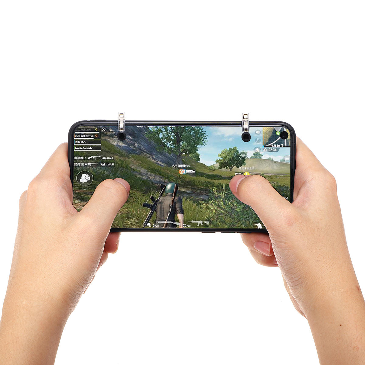 Joystick Shooter Button Fire Trigger Game Controller for PUBG Mobile Game  for iPhone Android Smart Phone - 