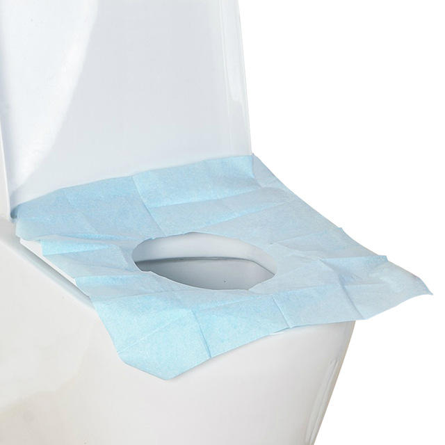 IPRee® 100Pcs مقعد المرحاض القابل للتصرف يغطي السفر لمرة واحدة ضد للماء مرحاض غطاء وسادة حصيرة