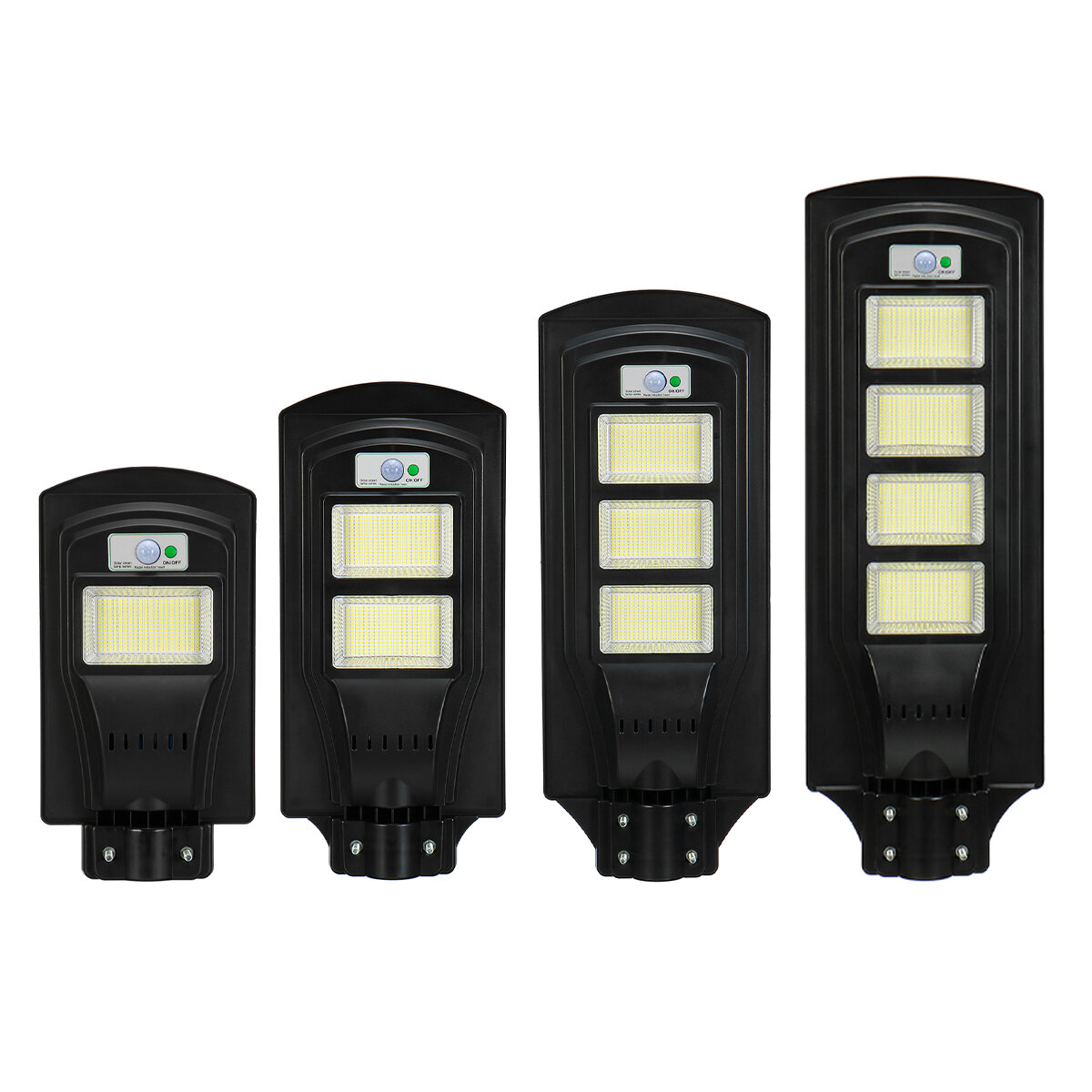 600- 2800W Solar LED Street Light PIR Motion Sensor Wall Lamp Security w/ Remote