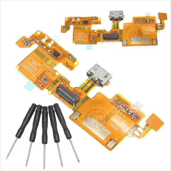 

Зарядное устройство USB Зарядное устройство Коннектор Замена ленты из гибкого кабеля с Инструмент Для ZTE Blade V6
