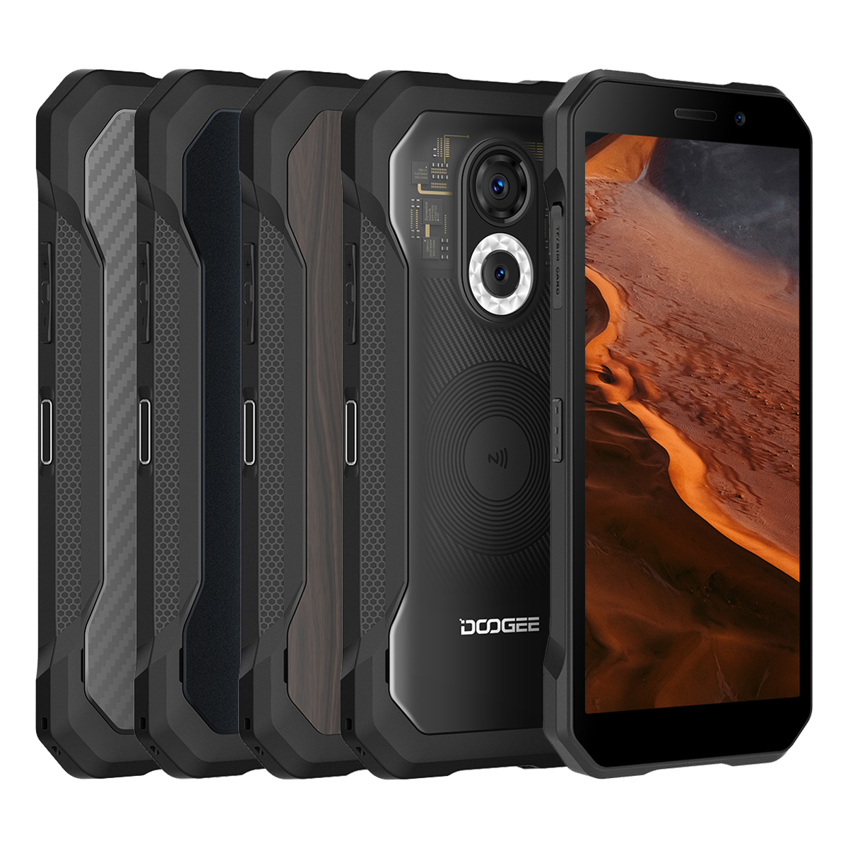 

DOOGEE S61 S61 Pro Global Bands NFC 6GB RAM 64/128GB 20MP Night Vision Camera 6.0 inch Android 12 Helio G35 Octa Core IP