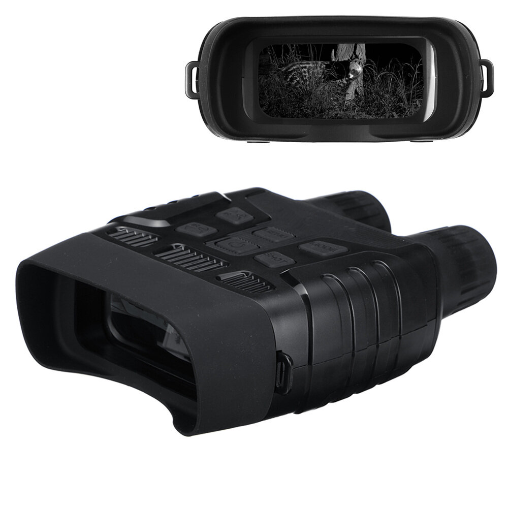 Jumelles de vision nocturne Dispositif 200M télescope numérique IR Zoom Optique avec écran de 2,3 pouces Photos Enregistrement vidéo Caméra de voyage de chasse.