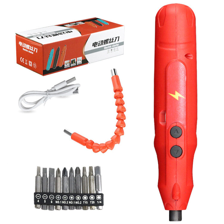 Rechargeable Small Screw Electric Screwdriver Mini Lithium Electric Hand Drill Electric Screwdriver 