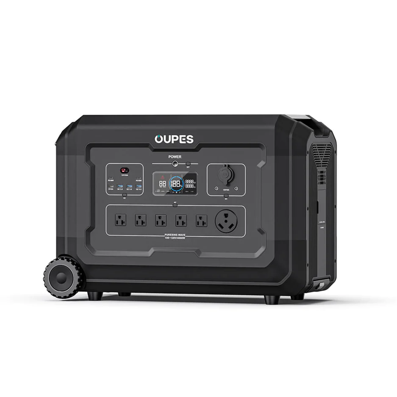 [USA Direct] OUPES メガ5 ポータブル電源ステーション 4000W 5040Wh ソーラージェネレーターソーラーバッテリーステーション 緊急用家庭バックアップ アウトドアキャンプ RV/Van