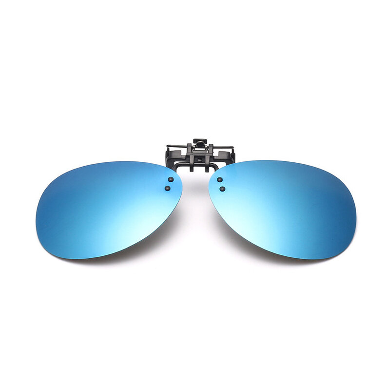 Image of BIKIGHT Mirror Pilot Polarized Clip on Sonnenbrille Nachtsichtglas Sonnenbrille Anti-Fog-Brille UV-Schutzbrille