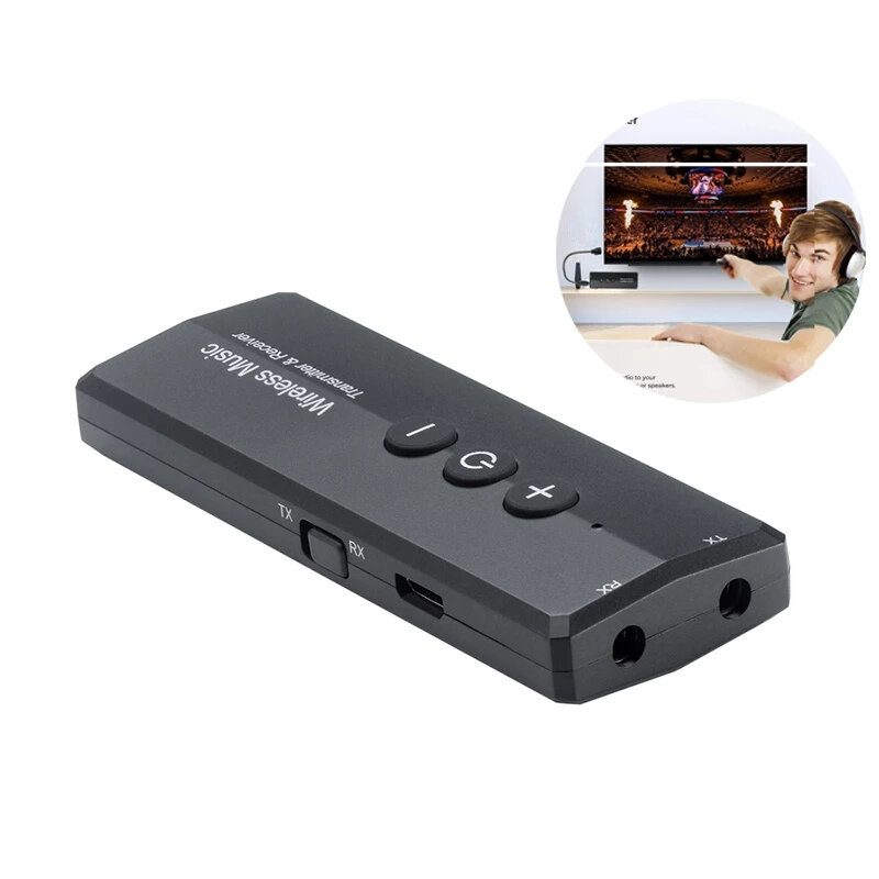 

Bakeey ZF-360 3 in 1 bluetooth V5.0 Adapter bluetooth EDR Audio Wireless Music Transmitter Receiver for Car PC TV Stereo