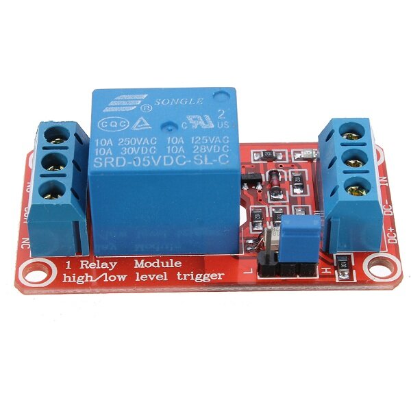 

10Pcs 5V 1 Channel Level Trigger Optocoupler Relay Module Geekcreit for Arduino - products that work with official Ardui