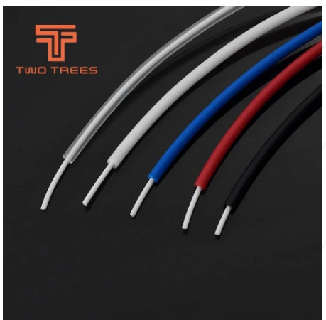 Twotrees® 5m ptfe tube red/blue/black/white/transparent nozzle feed tube 2x4mm with portable cutter for 3d printer