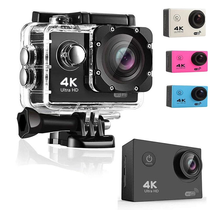 H16-6S 1080P 5MP Action Camera 140? Wide Angle Sport Camcorder DV Support WIFI Multiple Language wit