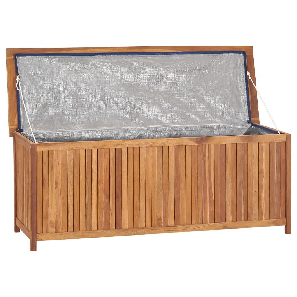 

Garden Storage Box 59.1"x19.7"x22.8" Solid Teak Wood