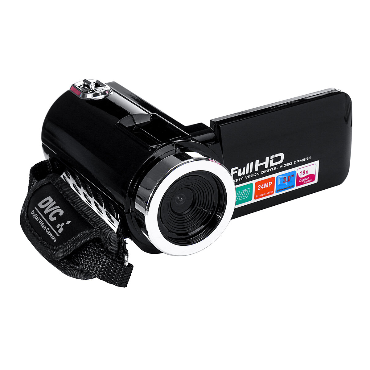 Image of 4K Full HD 1080P 24MP 18X Zoom 3 Zoll LCD Digital Camcorder Video DV Kamera 5.0MP CMOS Sensor fr YouTube Vlogging