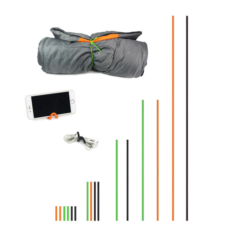 IPRee® 16db / készlet Kültéri sátorkötélő kötél szilikon gumi kötőzsinór kemping piknik