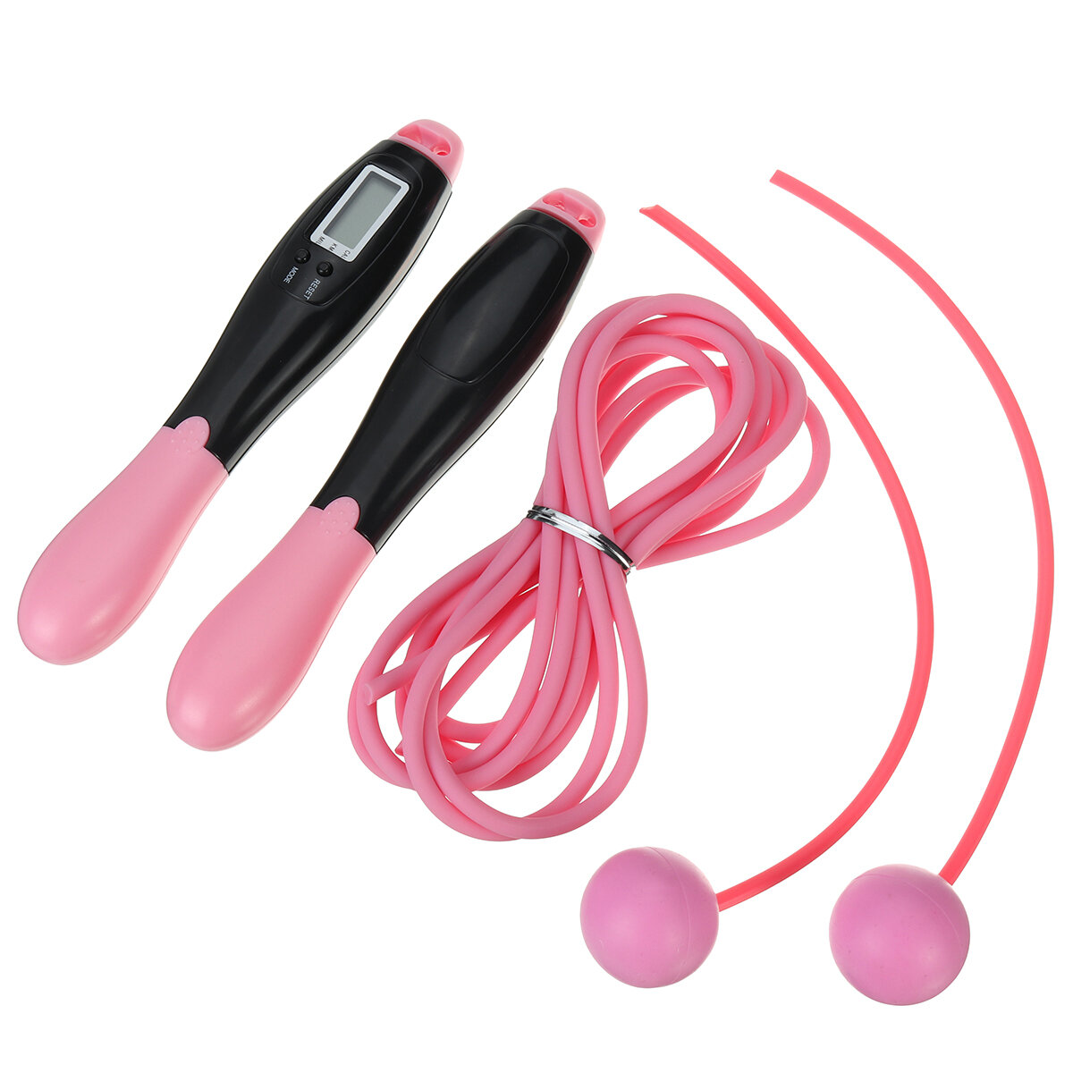 Adjustable Cordless Jump Rope Count Skipping Gym Bearing Speed Training Fitness Weight Reduce Tool