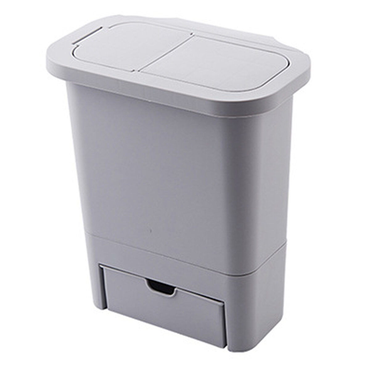 

Wall-mounted Sliding Lid Trash Can Kitchen Door Hanging Garbage Storage Bucket Stovetop Waste Bin for Office Home Bathro
