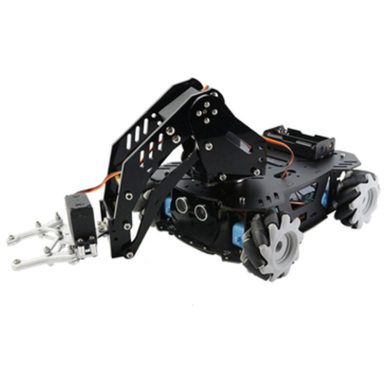 Mecanum Wheel Robotic Arm Trolley Handling Smart Car