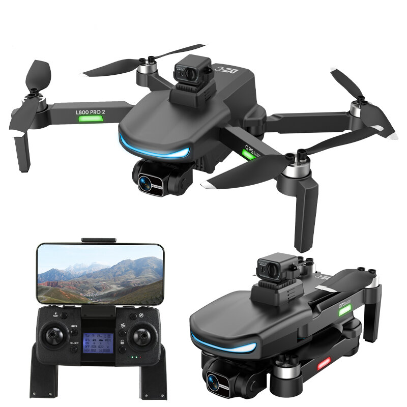 LYZRC L800 PRO 2 5G WIFI 1.2KM FPV GPS with 4K Camera 3-Axis Anti-shake Gimbal 360° Obstacle Avoidance Optical Flow Posi