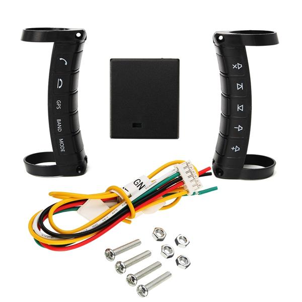 Universal Wireless Steering Wheel Controller Button Remote Control For Stereo DVD GPS Navigation