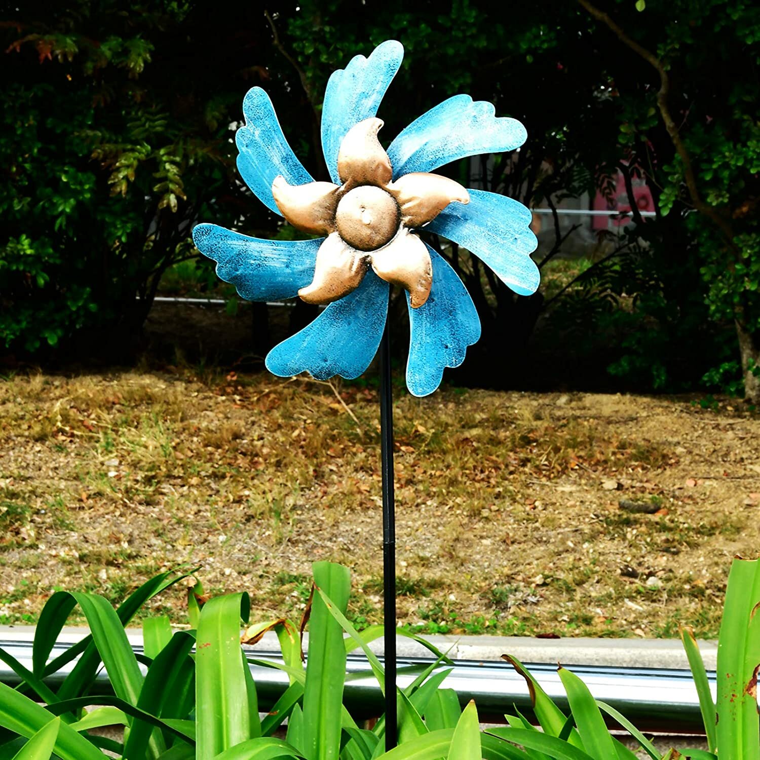 Wind Spinner Outdoor Tuin Decor Kinetische Wind Sculptuur Metalen Windmolen voor Outdoor Yard Patio 