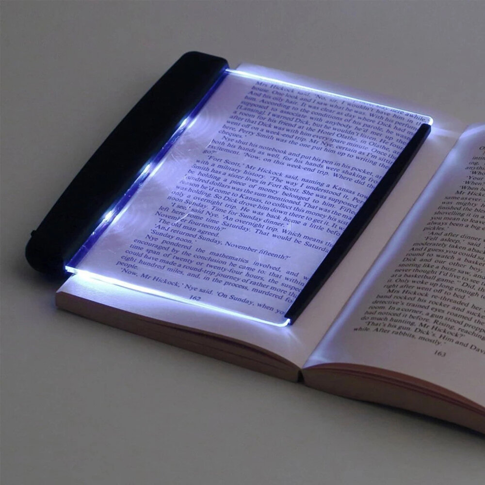 LED Lezen Nachtlampje Creatieve Platte Plaat Oog voor Thuis Slaapkamer Boek Licht Draagbare Reizen S